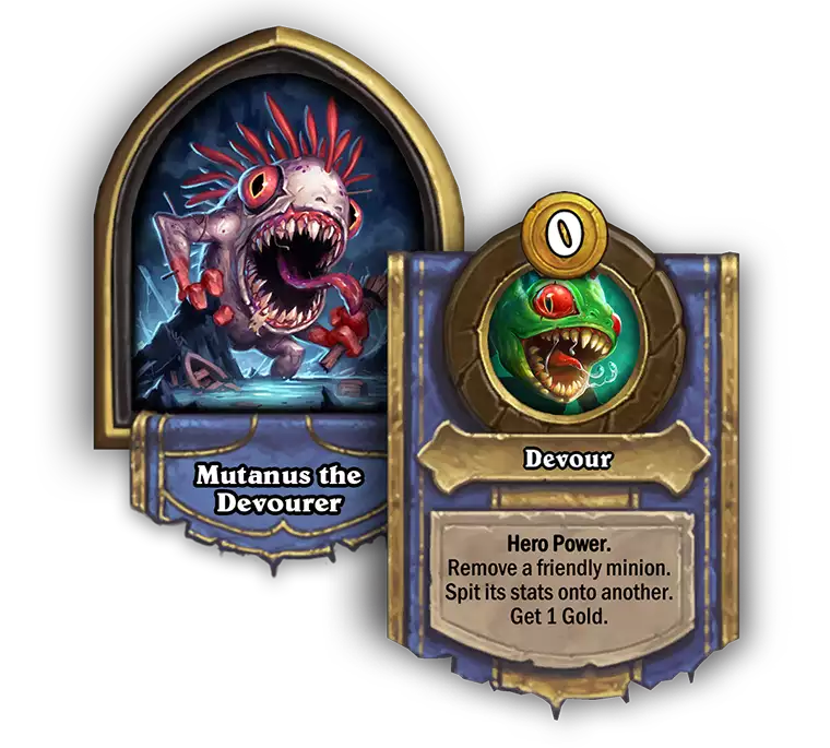 Hearthstone 20.4 Patchnotes Mutanus the Devourer Heldenschlachtfelder battle