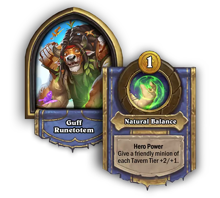 Hearthstone 20.4 Patchnotes Mutanus der Verschlinger-Held Schlachtfelder Guff Runetotem