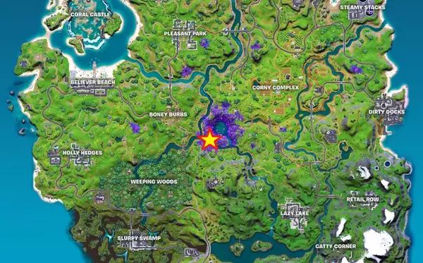 Fortnite Season 7 mythisches Pulsgewehr, wie man die Pulsgewehr-Statistiken von Slone erhält Dr slone npc location