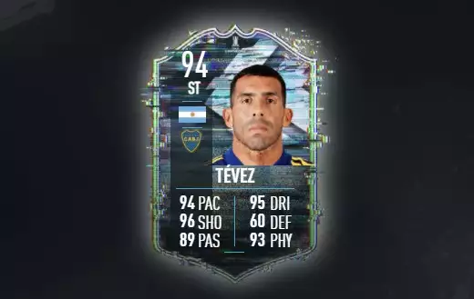 Tevez Flashback-Statistiken