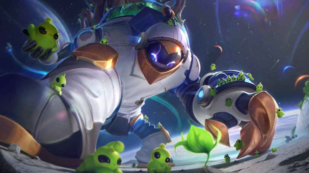 Rammus, Corki, Maokai und Veigar erhalten Astronauten-Skins in League of Legends