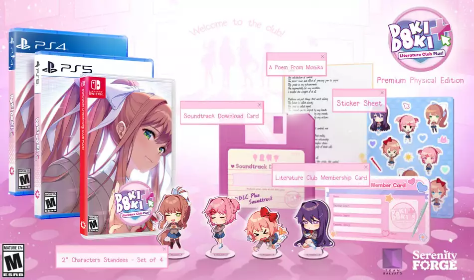 Doki Doki Literature Club Plus physische Ausgabe