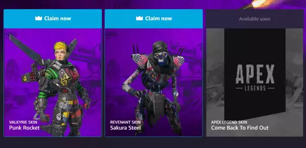 Revenant Sakura Steel Skin Free Apex Legends Amazon Prime Gaming Guide