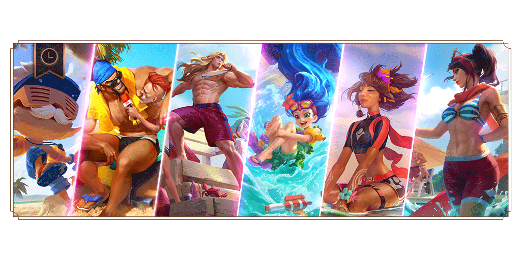 Legends of Runeterra 2.10.0 Update Pool Party Champion Skins Boards Card Backs Bundles