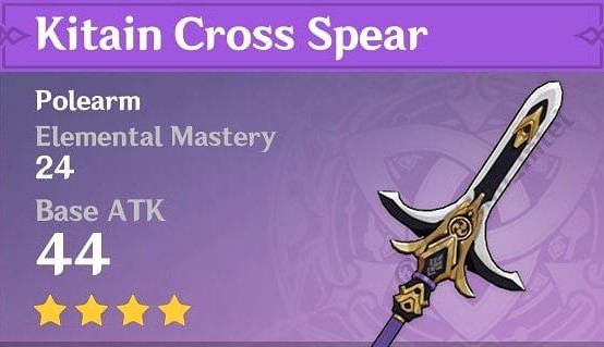 Genshin Impact 1.7 Vorschau Kitain Cross Spear