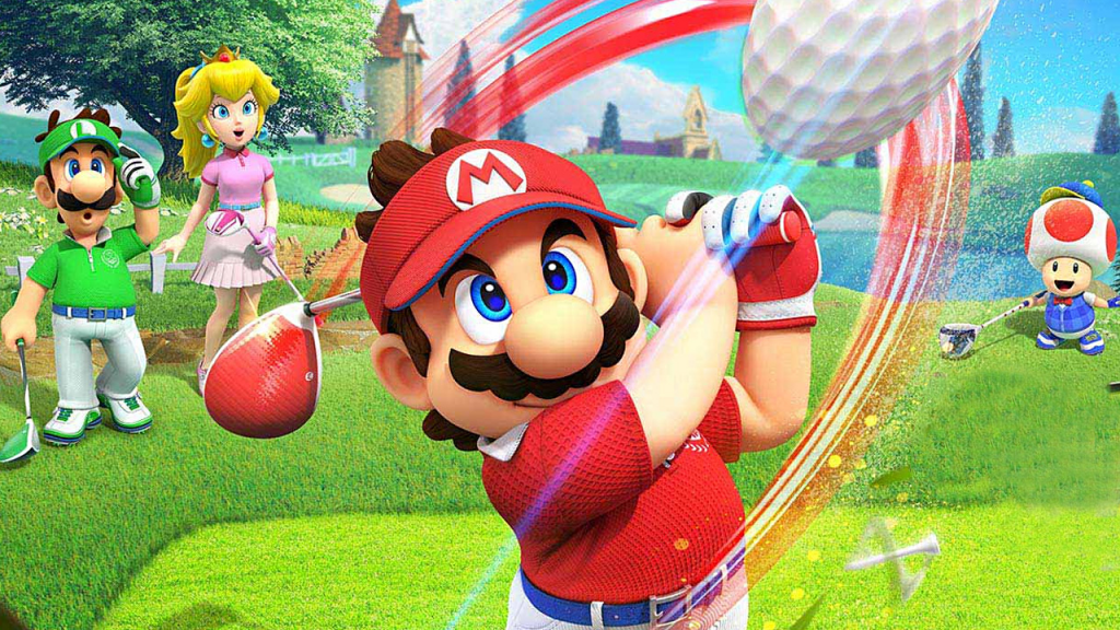 So kurvst du deinen Schlag in Mario Golf: Super Rush