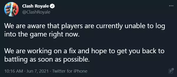 Clash Royale-Login stellt Server aus, Sommer-Update 2021