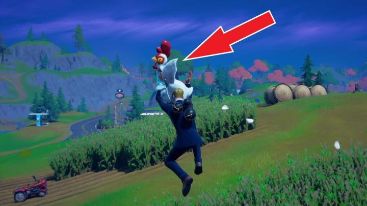 Fortnite: Gleite 20 Meter, während du ein Huhn hältst – alle Orte