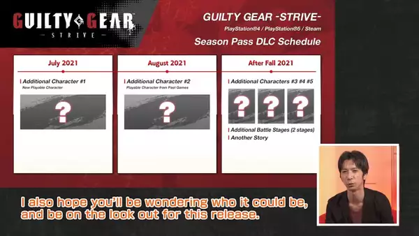 Guilty Gear: Bemühen Sie sich um den Inhalt des ersten Season Passes