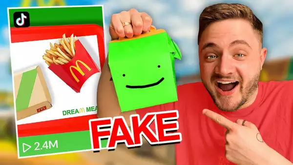 Traum Mcdonalds Collab gefälschter Liam Bedford Youtuber Minecraft