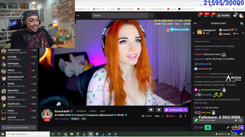 Amouranth: xQcs Kritik am Whirlpool-Meta war eine Ablenkung von den Gamba-Streams