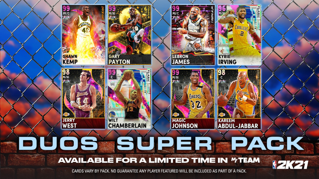 NBA 2K21 MyTeam: Dynamisches Duos-Paket in limitierter Auflage