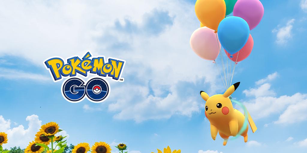 Pokémon GO fliegendes Pikachu