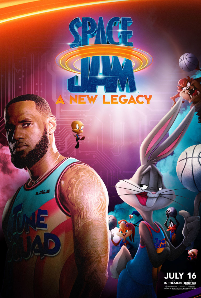 Lebron James in Space Jam neues Legacy-Poster