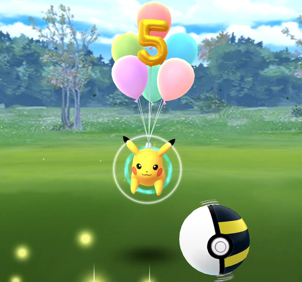 pikachu pokemon fliegen pika 5. jahrestag