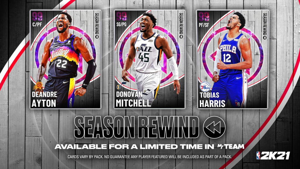 NBA 2K21 MyTeam: Limited Edition Seasons Rewind Pack Suns, 76ers und Jazz + Team Agendas