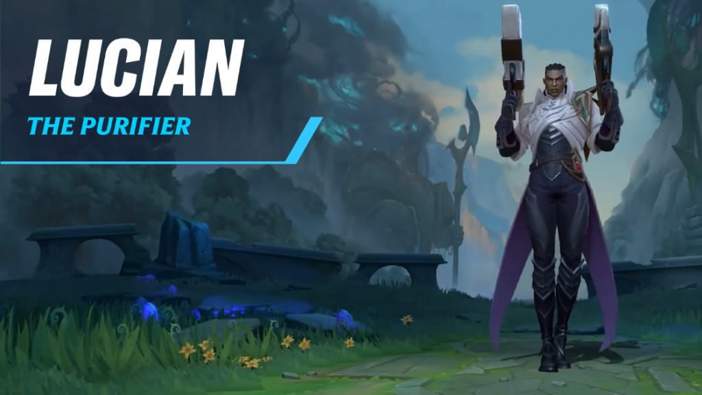 Wild Rift Lucian Präsentationsbanner