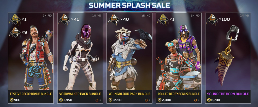 Apex Legends Thrillseekers Summer Splash Sale 2021