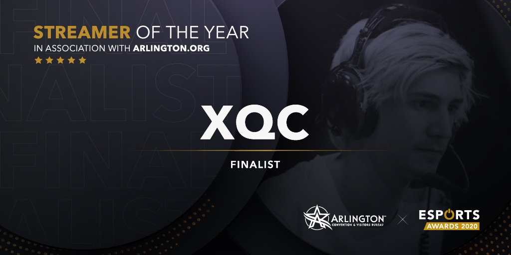 xqc Streamer des Jahres eSports Awards 2020