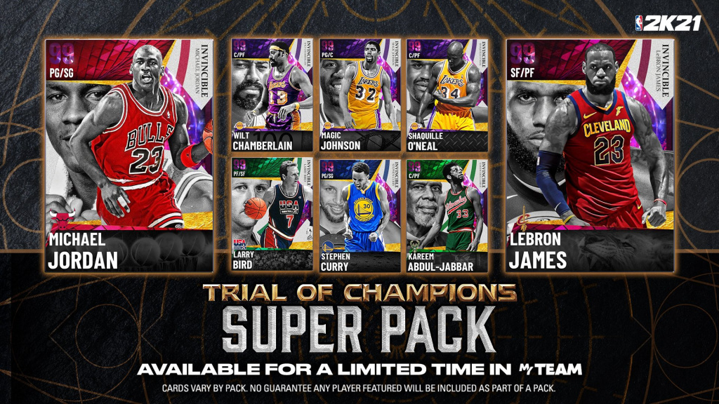 NBA 2K21 MyTeam: Trial of Champions Super Pack + Schließfachcode