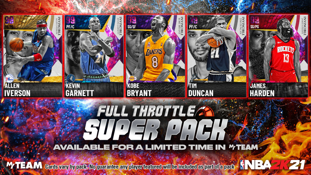 NBA 2K21 MyTeam: Full Throttle Super Pack + Trial of Champions Super Pack Comeback