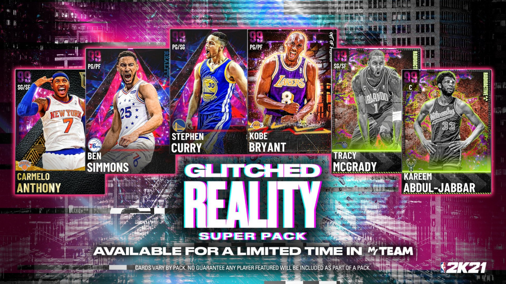 NBA 2K21 MyTeam: Glitched Reality Super Pack ist jetzt live