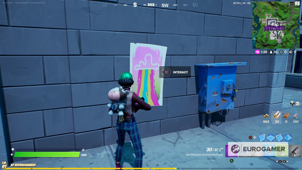 Fortnite Rift Tour Poster Location Lazy Lake