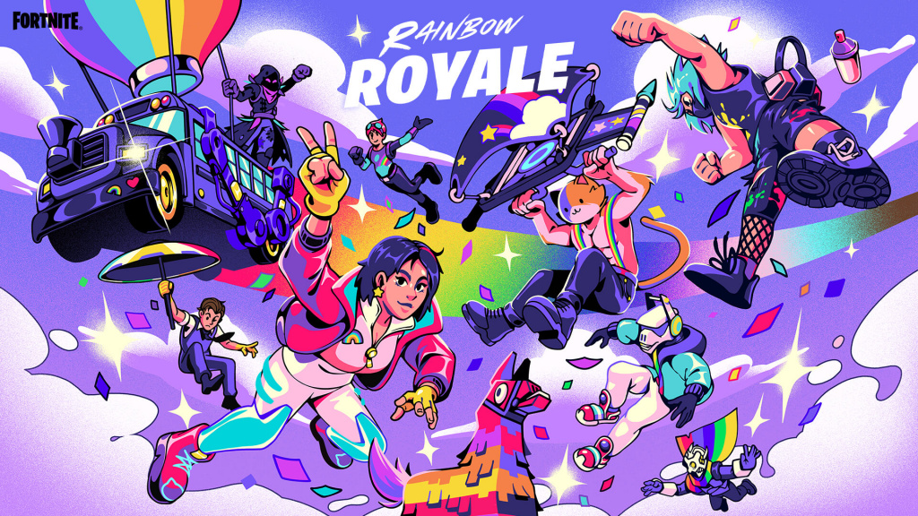 Fortnite Rainbow Royale: Kostenlose Artikel, Love ISLV Playlist, mehr