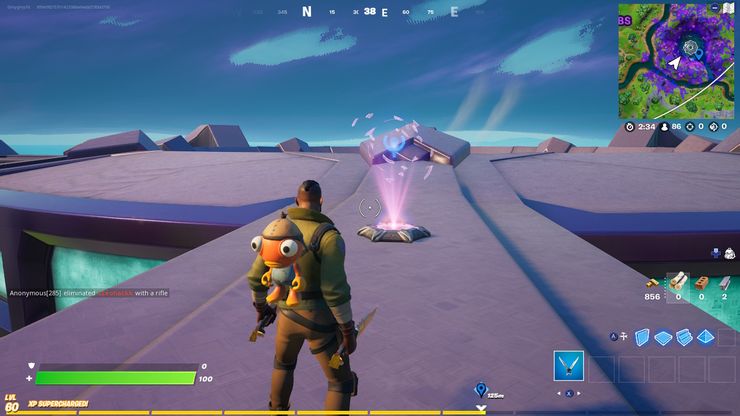 Fortnite Rift Tour Alien Hologram Pad-Standort: So erhalten Sie das Cloud Kitty-Emoticon