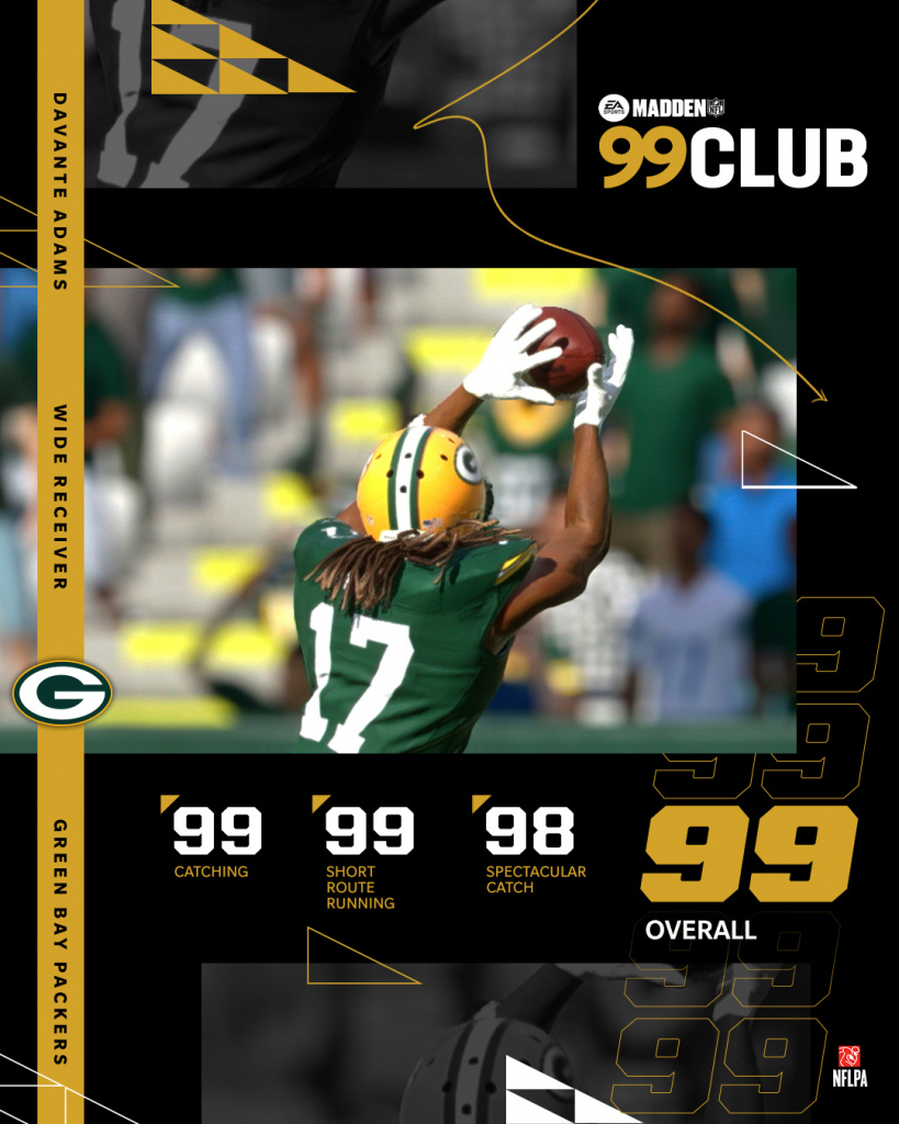 Madden 22 Devante Adamas 99 Club