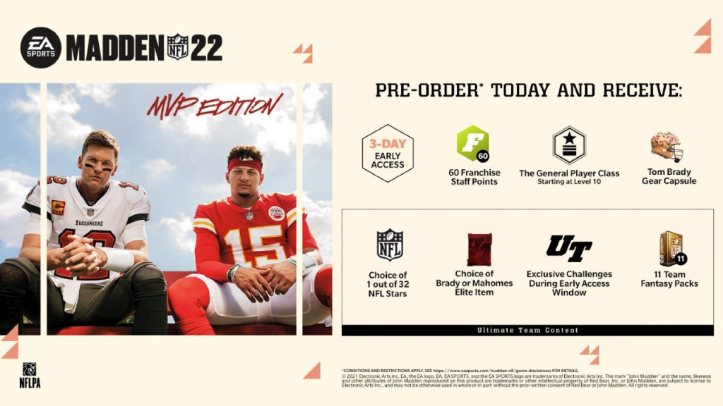 Madden 22 Pre-Order Bonus Guide