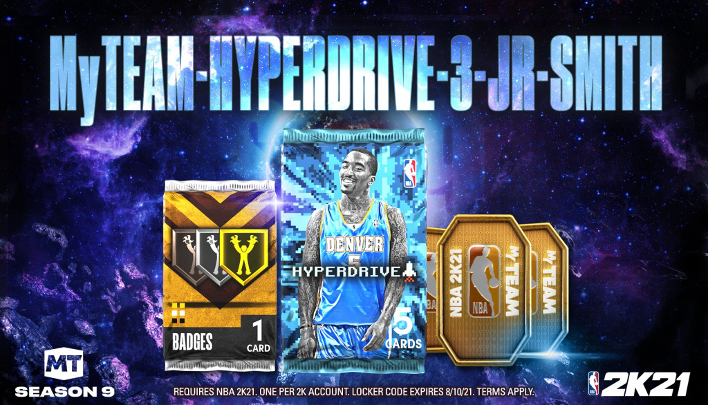 NBA 2K21 MyTeam Hyperdrive III Schließfachcode