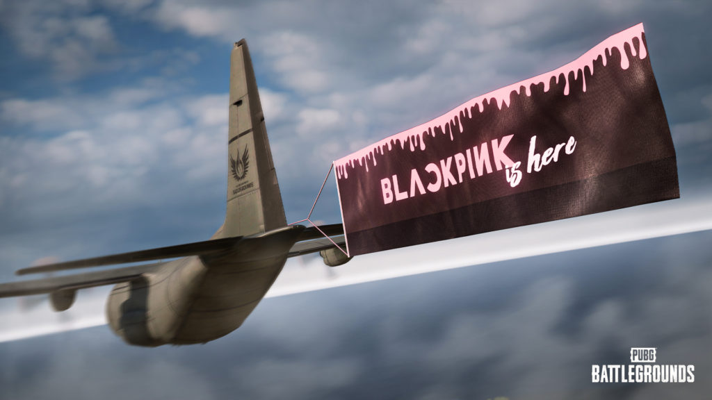 Flugzeugspur PUBG x BLACKPINK