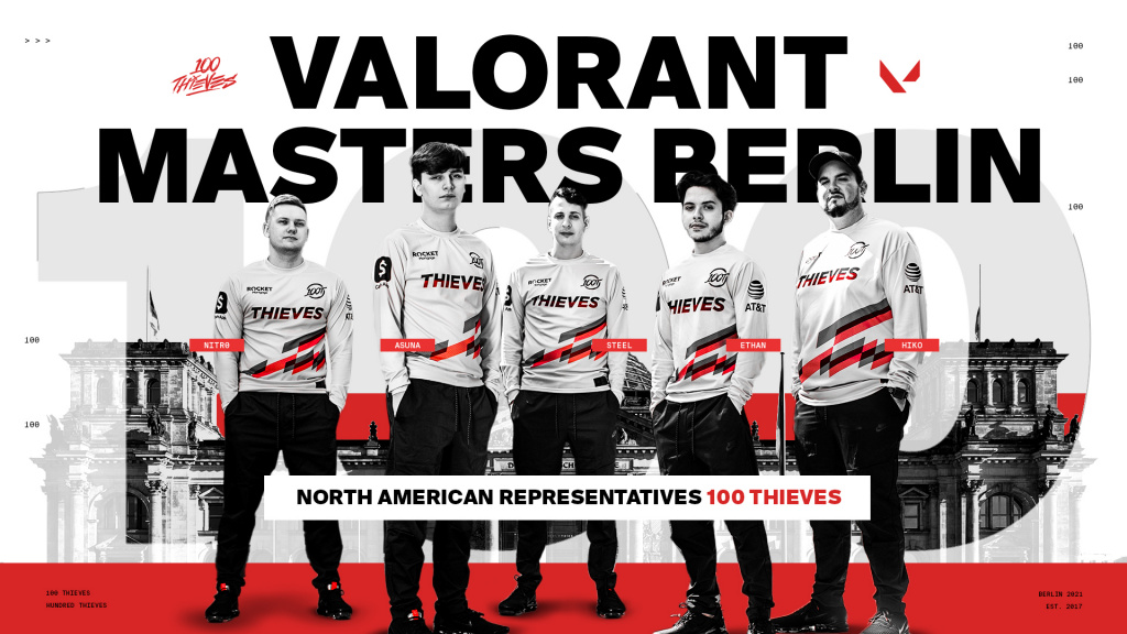 100 Thieves Valorant Masters Berlin qualifiziert