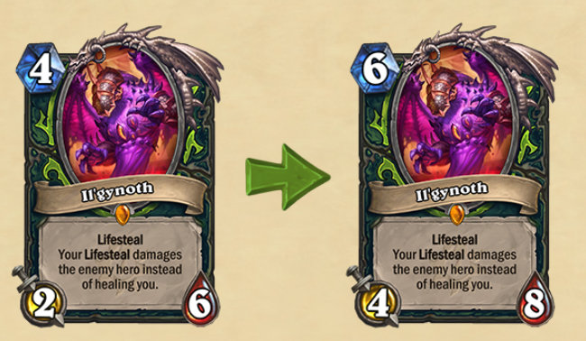 Hearthstone 21.0.3 Patchnotes: Incanter's Flow, Il'gynoth, Battleground Battlemaster Nerfs