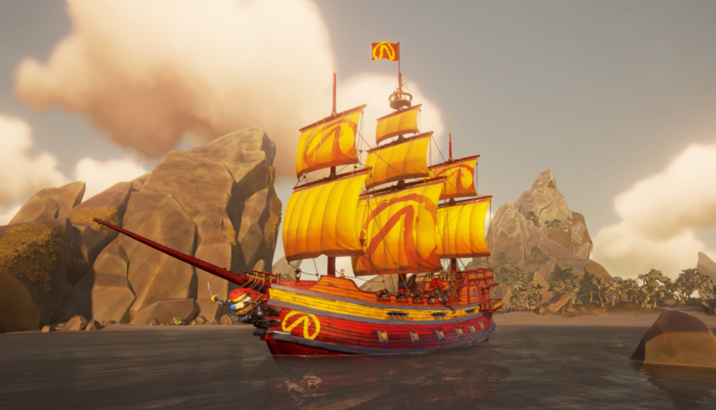 Sea of Thieves Borderlands Mayhem ship