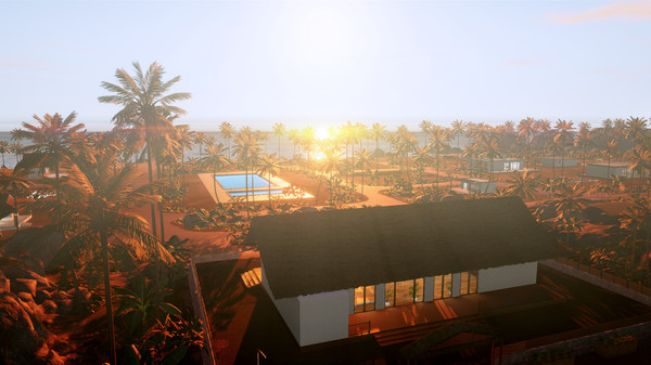 Passen Sie in Hotel Life: A Resort Simulator ein bestehendes Resort an oder beginnen Sie von Grund auf mit dem Bauen