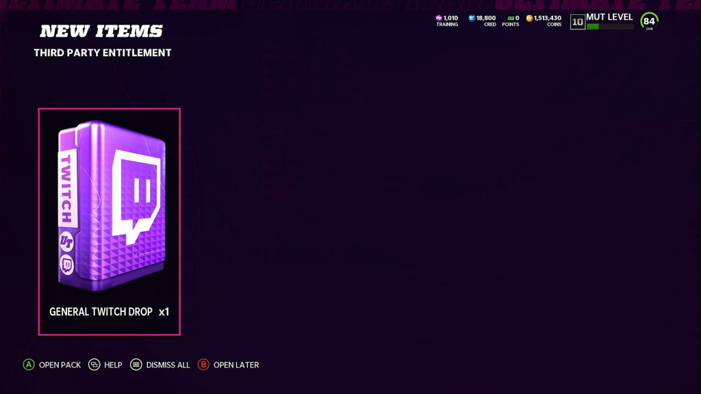 Madden 22 Twitch Drops-Belohnungen