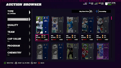 Madden 22 Power-Up-Items