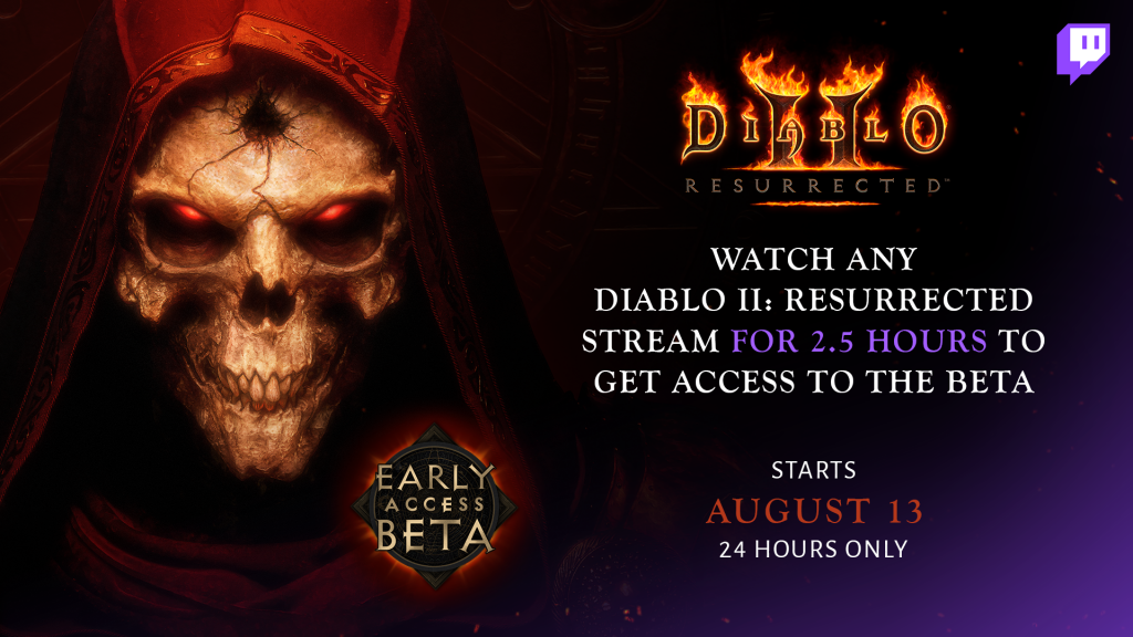 Diablo 2 Resurrected Twitch veröffentlicht Beta-Early-Access