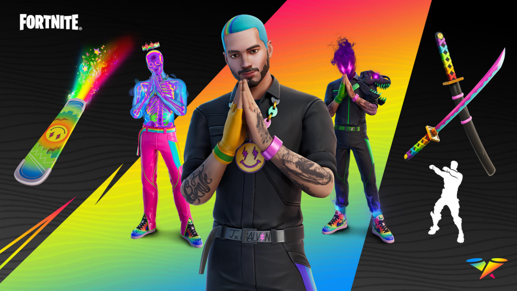 Fortnite J Balvin-Hautzubehör