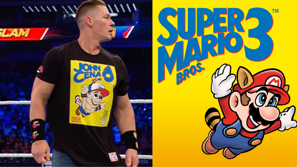 John Cena huldigt Super Mario Bros 3 beim SummerSlam