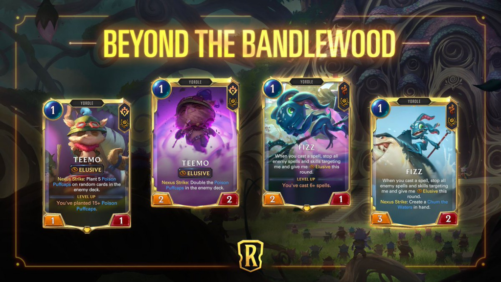 Legends of Runeterra Beyond the Bandlewood neue Karten