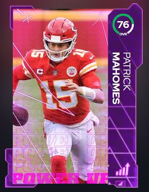 Madden 22 Patrick Mahomes Power-UP-MUT