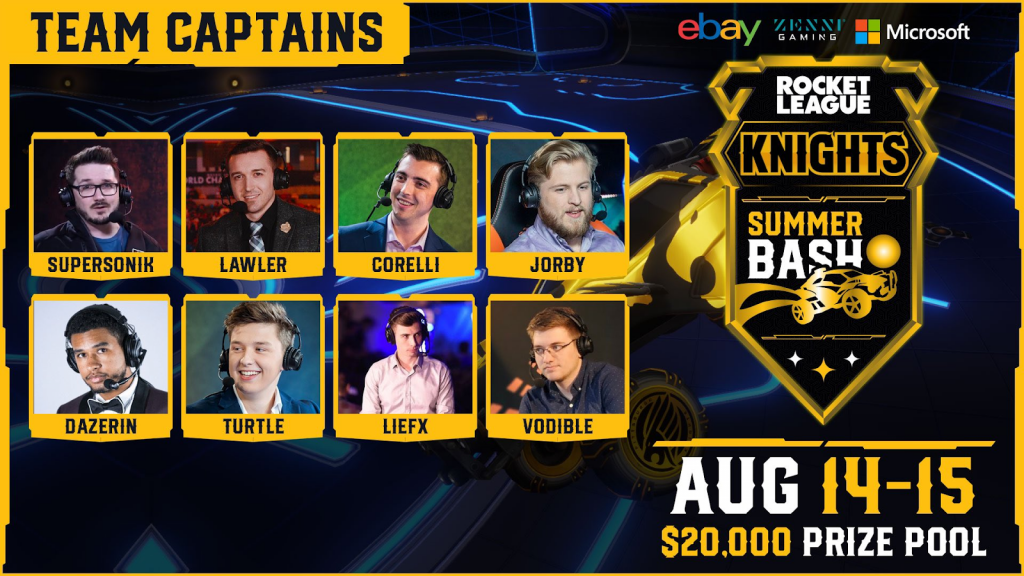 Pittsburgh Knights, RLCs, Rocket League, Summer Bash, Stream, Anschauen, Zeitplan, Zeit, Teams, Format