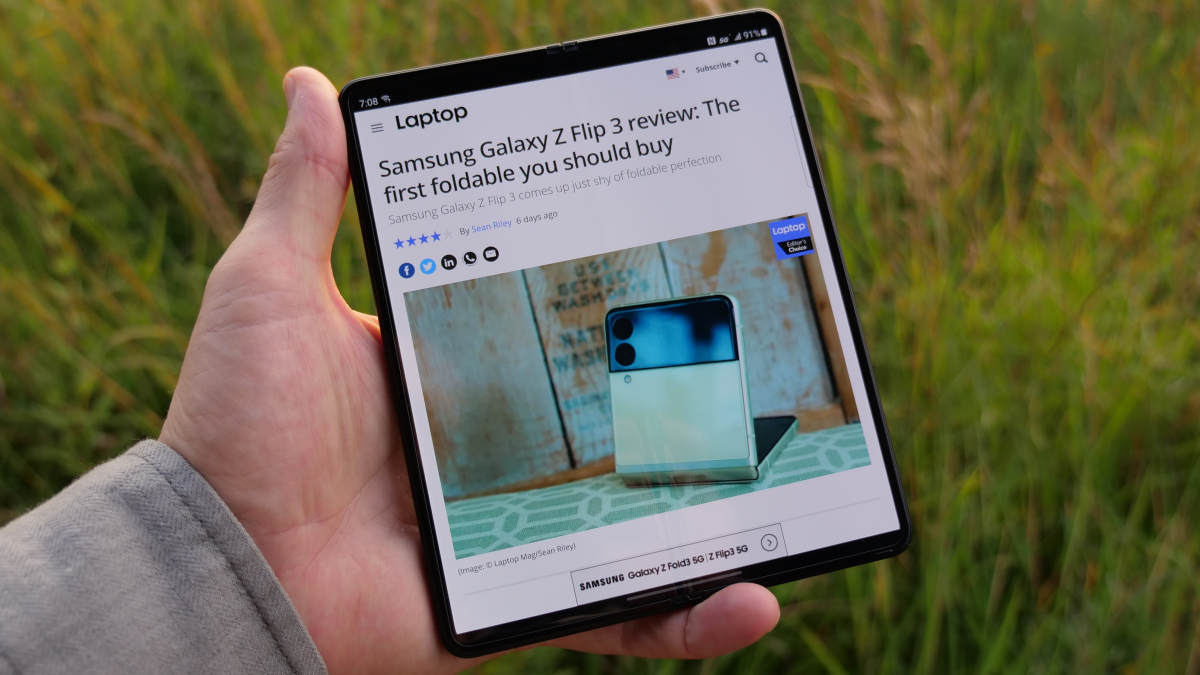 Samsung Galaxy Z Fold 3 im Test: Wie teuer es ist, kann man fast verzeihen