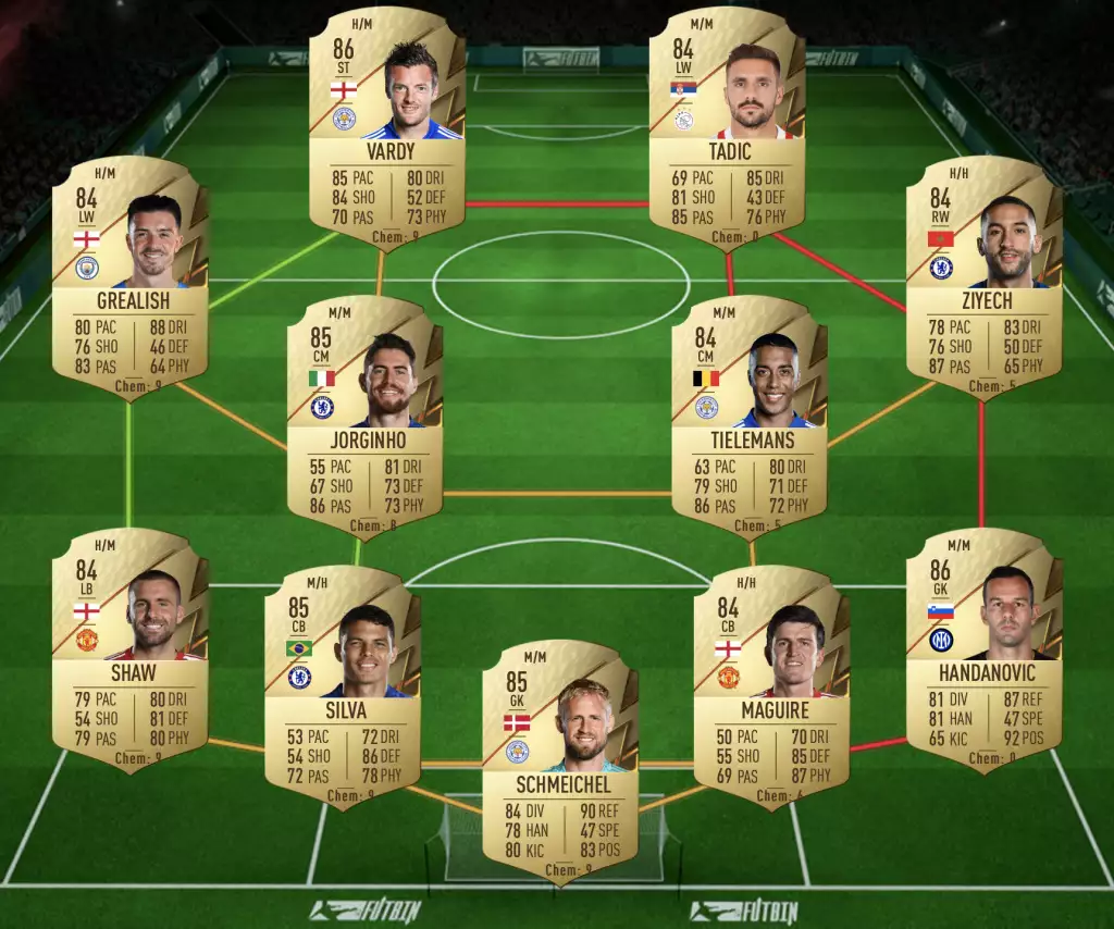 FIFA 22 De Ligt RTTK 85-bewerteter Kader SBC