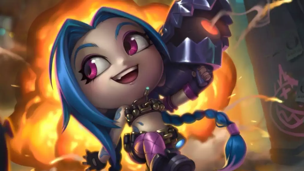 Teamfight Tactics Gizmos und Gadgets Chibi Jinx