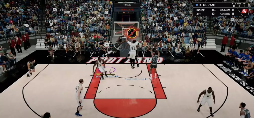 NBA 2K22 Dunk Meter roter Release