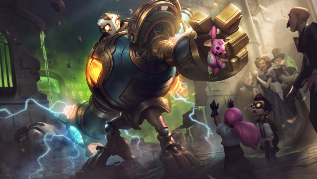 Victorious Blitzcrank skin chromas